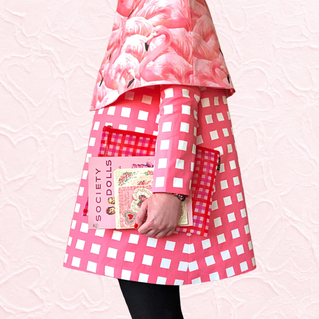 エムエメ フロントジップラメチェックスコート SKIRT – M me eme